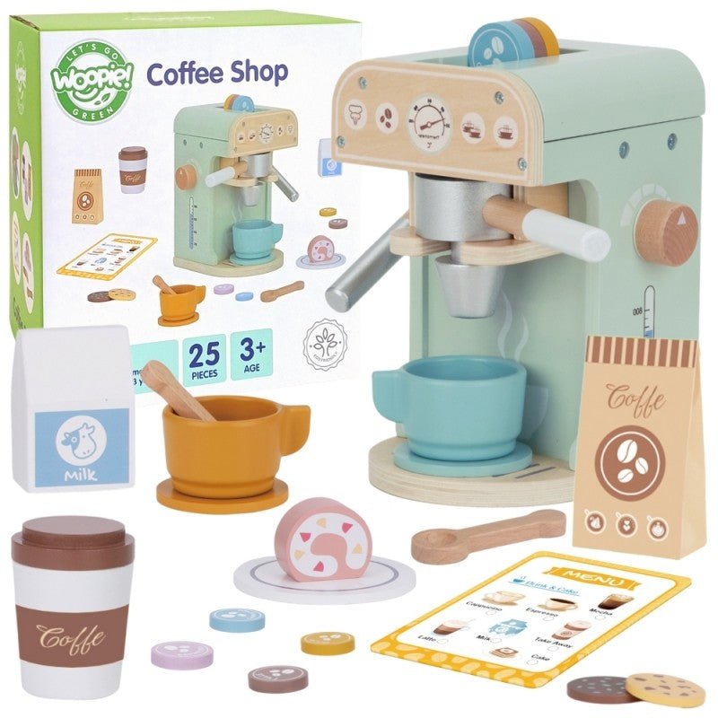 Wooden Coffee Maker & Barista Set - Kindeco
