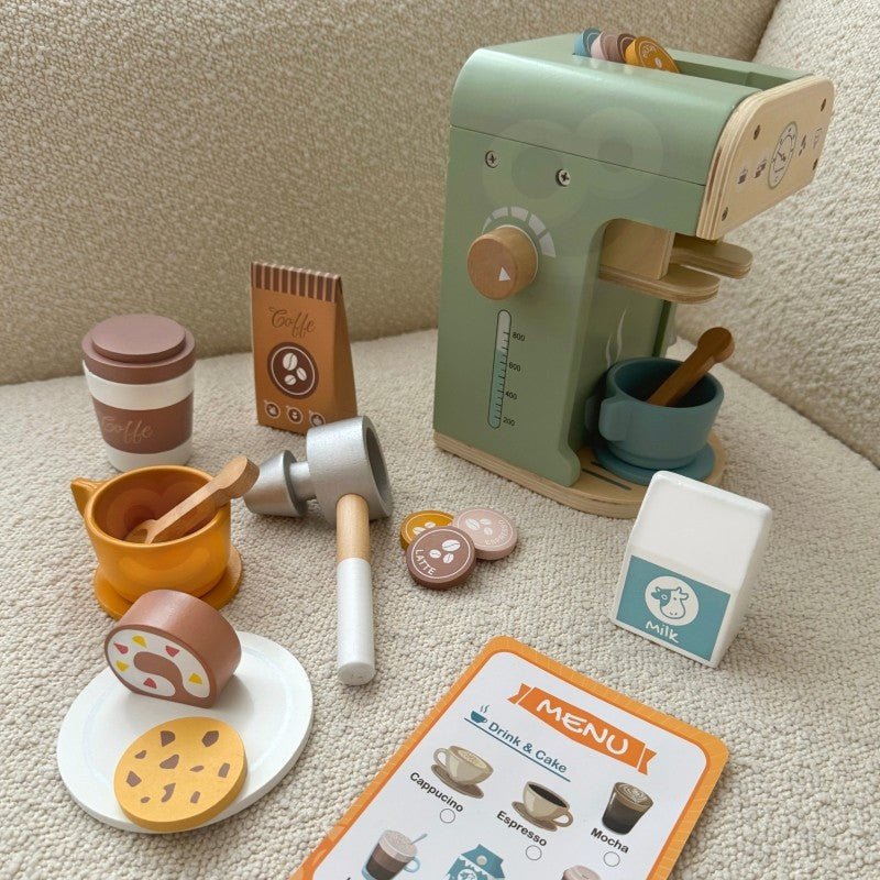 Wooden Coffee Maker & Barista Set - Kindeco