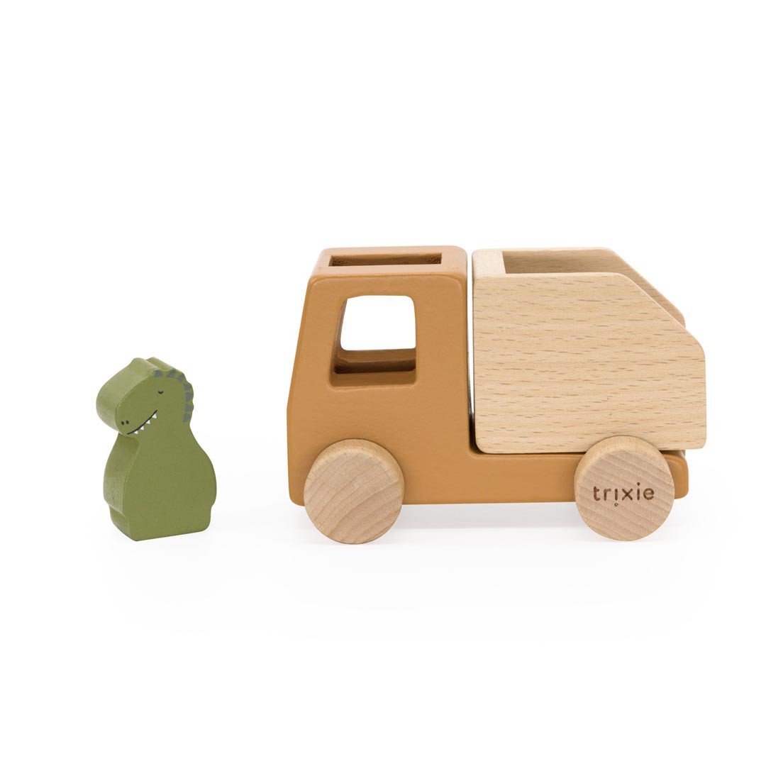 Wooden Construction Cars with Animals - Kindeco