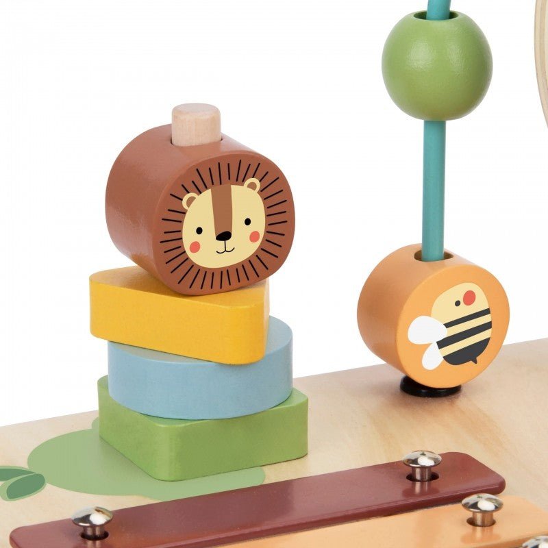 Wooden Educational 5 - in - 1 Activity Table - Kindeco