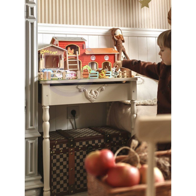 Wooden Farm Set - 18 pcs - Kindeco