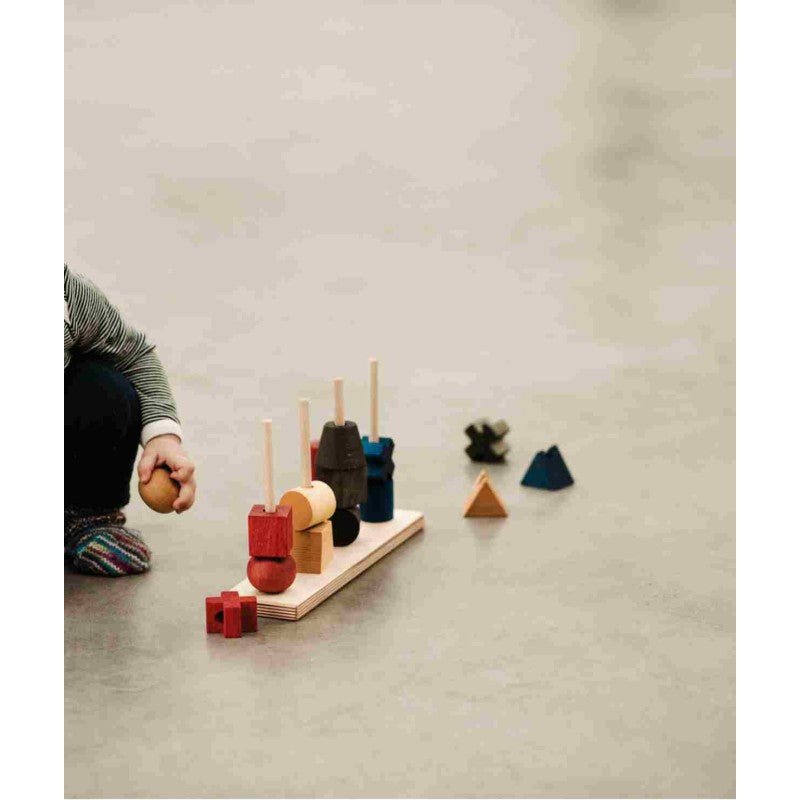 Wooden Fence Puzzle XL - Colorful - Kindeco