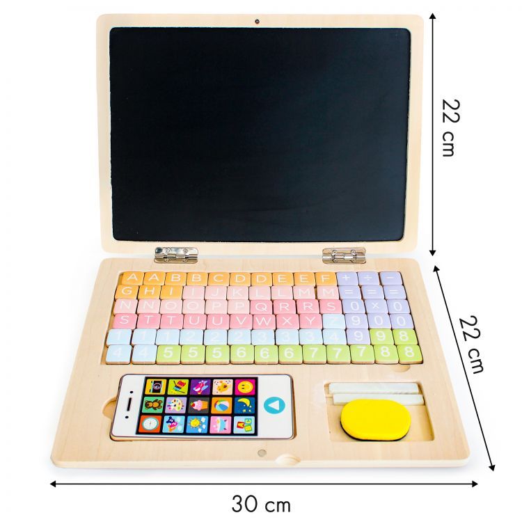 Wooden Laptop/Tablet + Phone Set - Kindeco