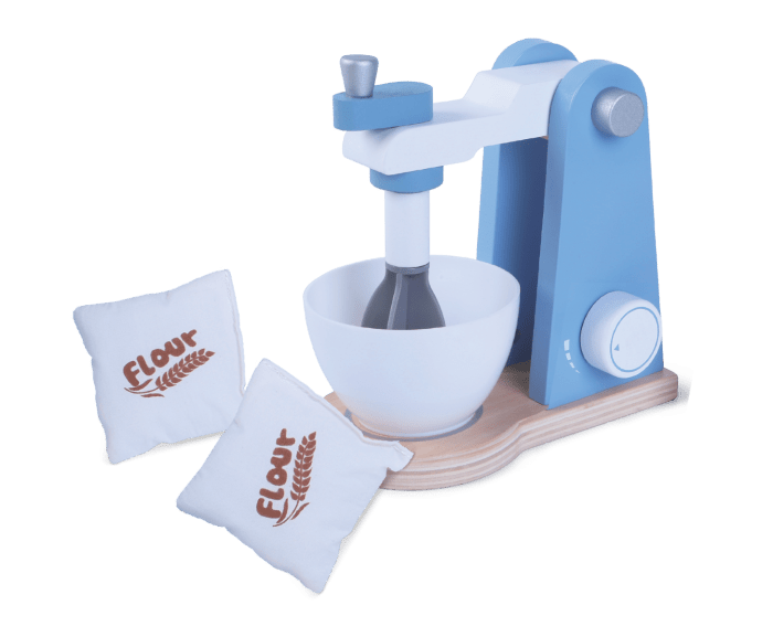 Wooden Mixer Set for Kids - Kindeco