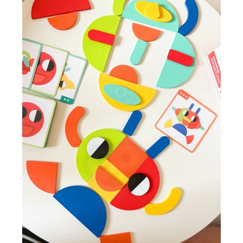 Wooden Montessori Shape Puzzle - Kindeco