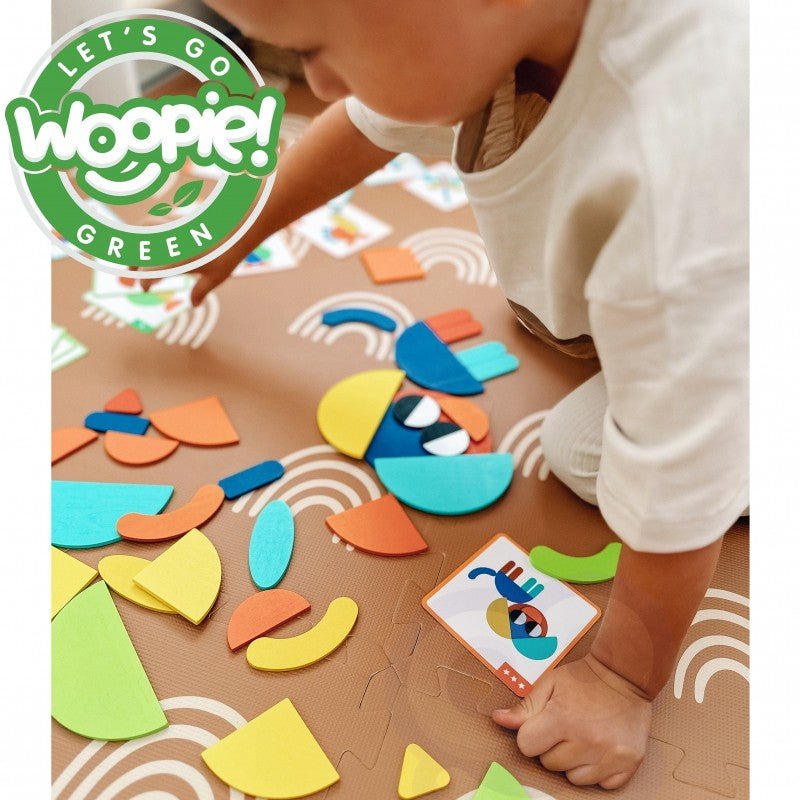 Wooden Montessori Shape Puzzle - Kindeco