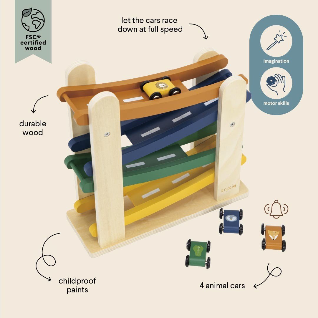 Wooden Race Track - Kindeco