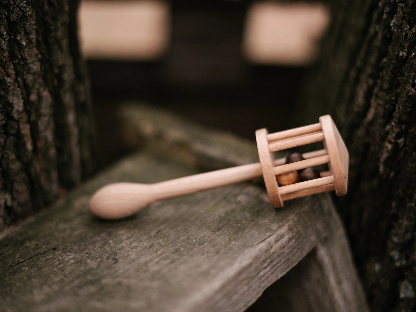 Wooden Rattle - Nighthawk - Kindeco