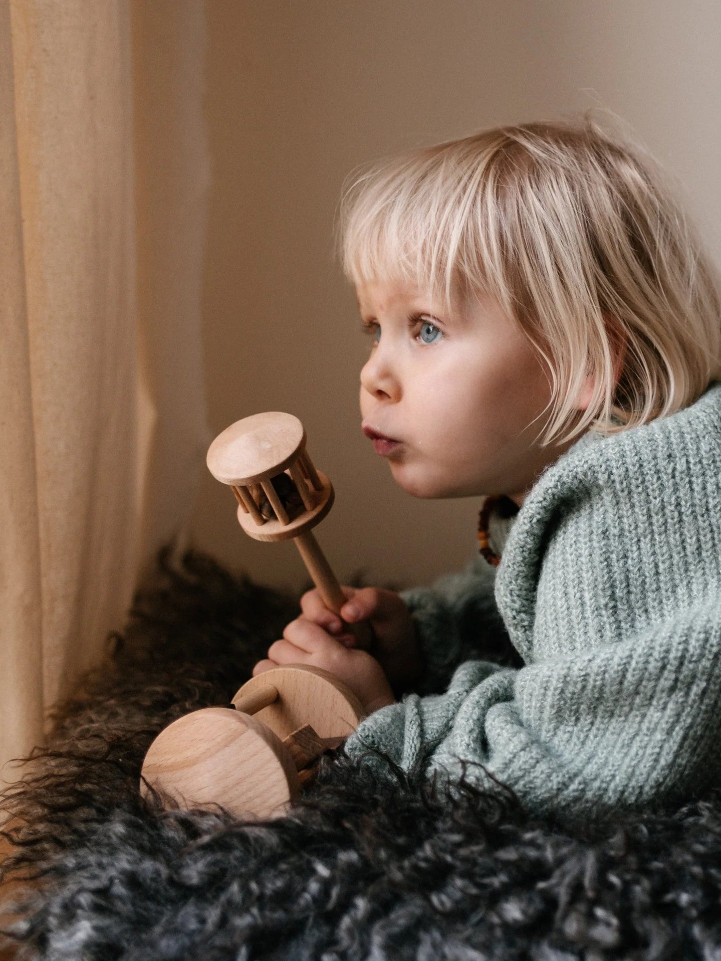 Wooden Rattle - Nighthawk - Kindeco