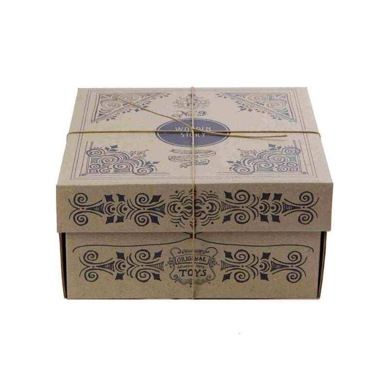 Wooden Shape Sorting Box - Natural - Kindeco