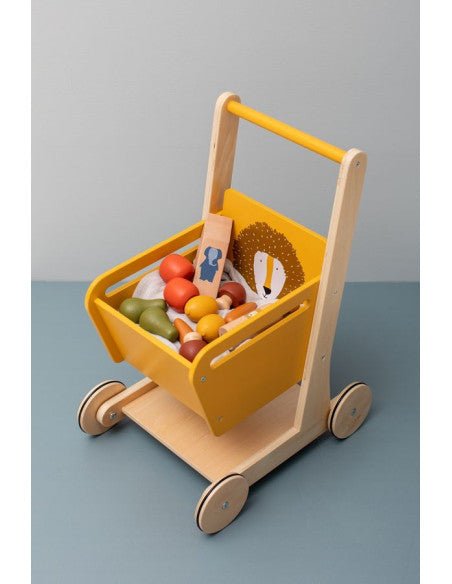 Wooden Shopping Cart - Mr. Lion - Kindeco