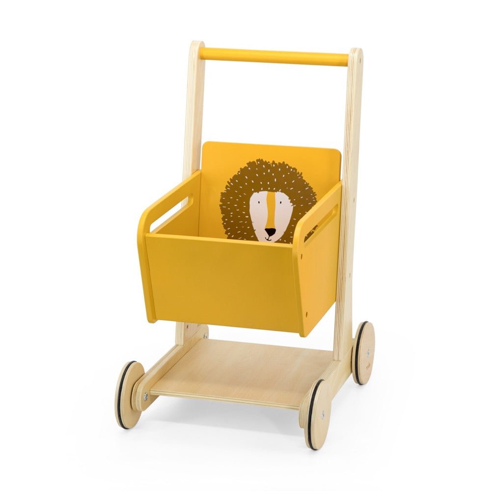 Wooden Shopping Cart - Mr. Lion - Kindeco