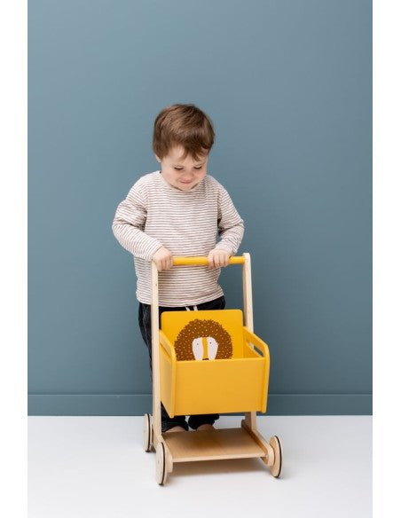 Wooden Shopping Cart - Mr. Lion - Kindeco
