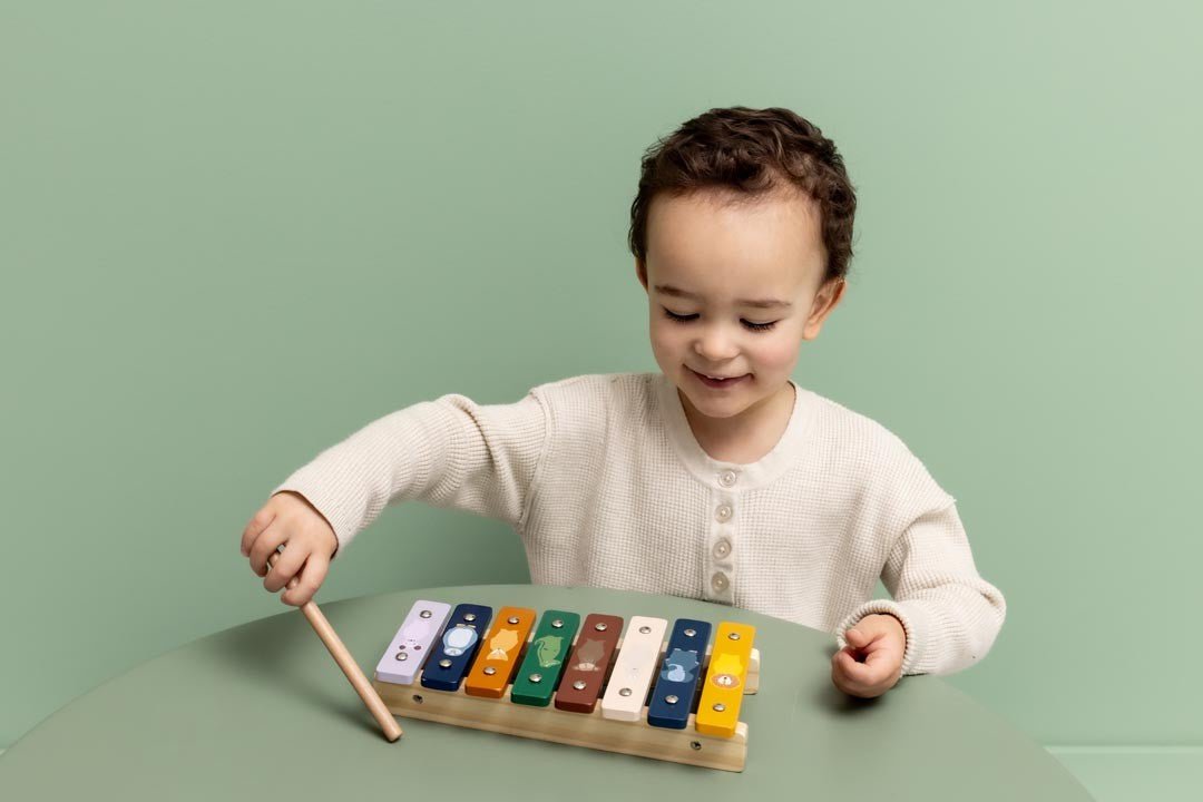 Wooden Xylophone with Animal Friends - Kindeco