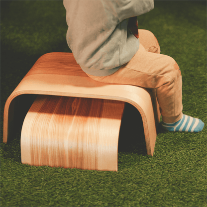 Adjustable Wooden Step Stools - Set of 2 - Kindeco