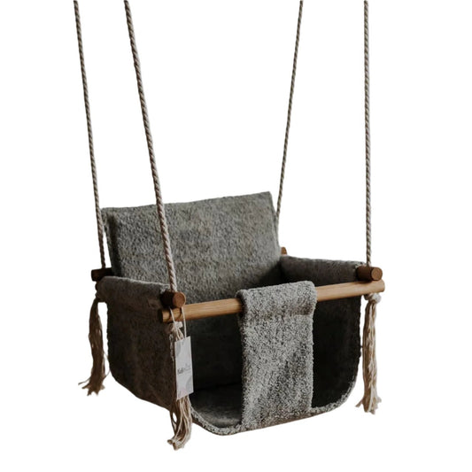 BaBi Baby Swing - Bouclé Night Grey - Kindeco