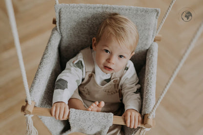 BaBi Baby Swing - Bouclé Night Grey - Kindeco
