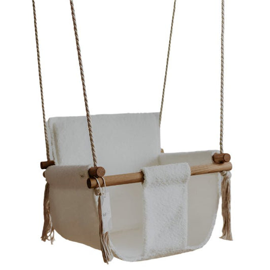 BaBi Baby Swing - Bouclé Snow White - Kindeco
