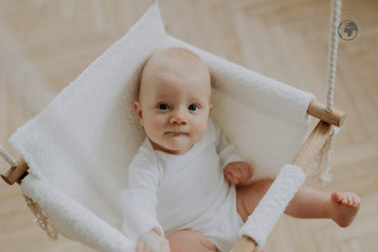 BaBi Baby Swing - Bouclé Snow White - Kindeco