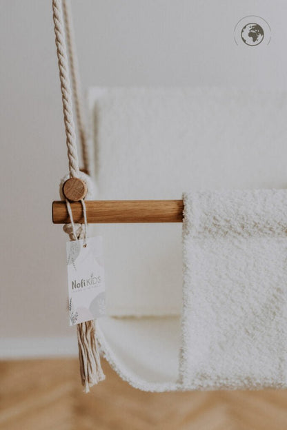 BaBi Baby Swing - Bouclé Snow White - Kindeco