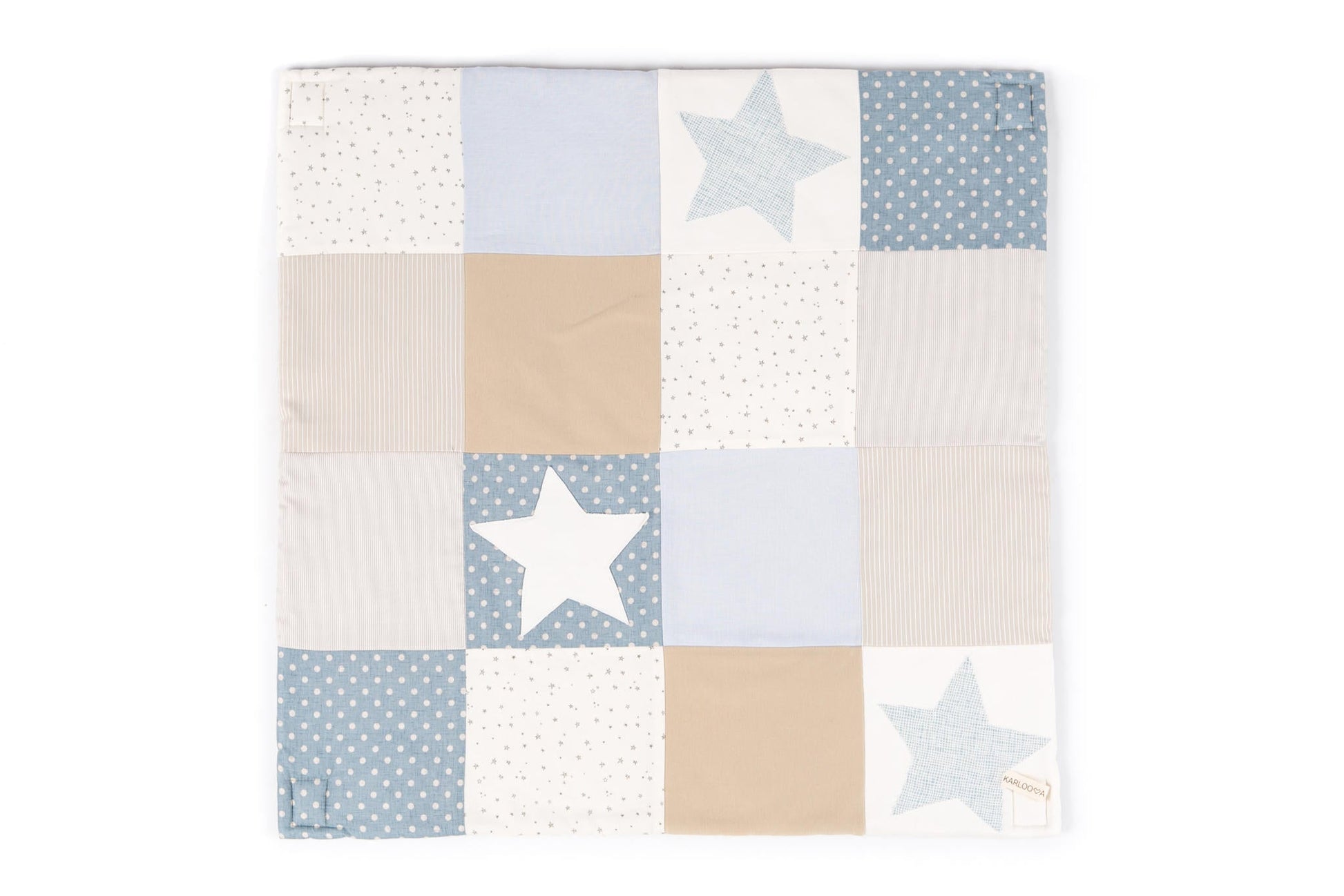 Baby Activity Mat with Arches & Toys - Blue (80x80cm) - Kindeco