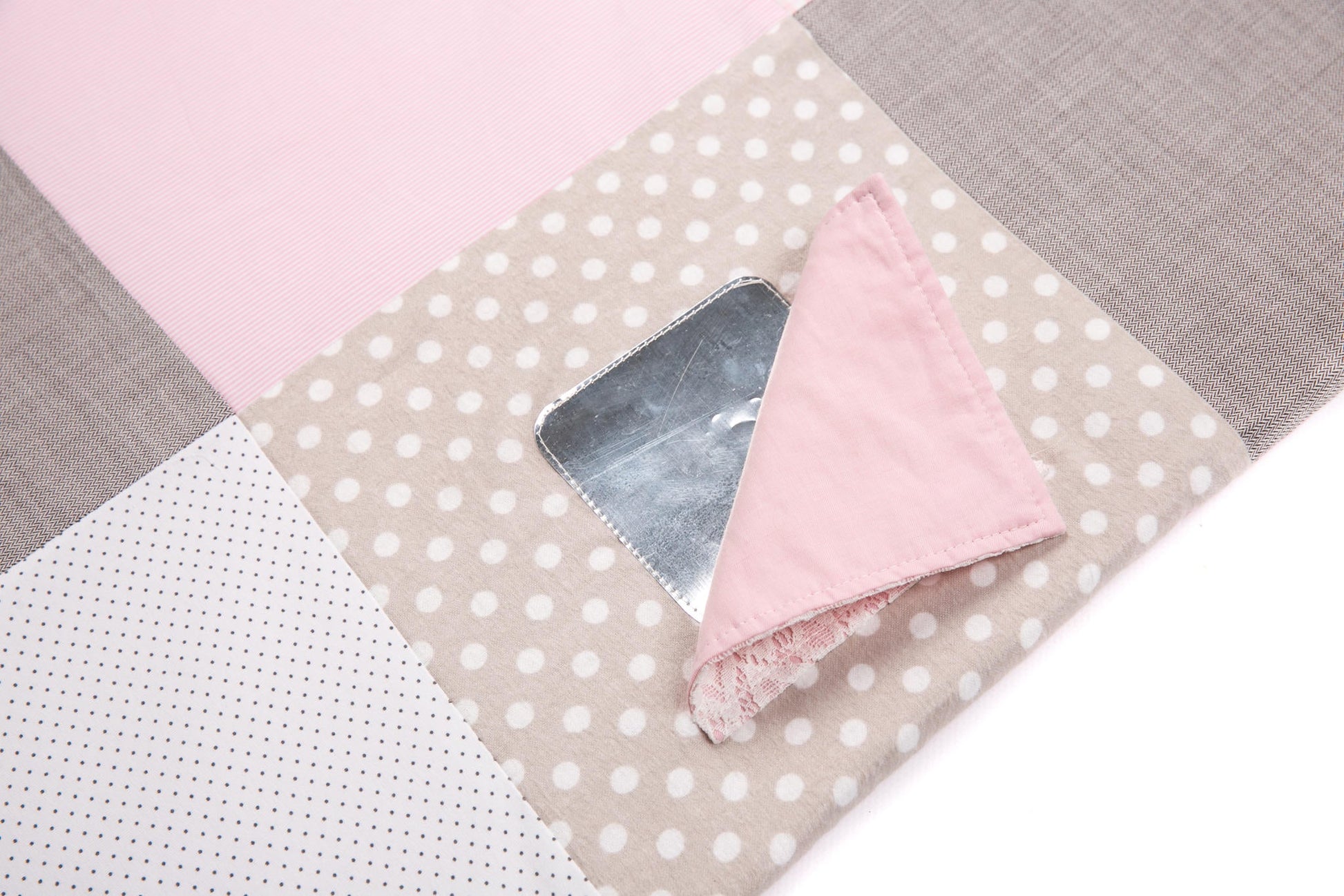 Baby Activity Mat with Arches & Toys - Pink (100x100cm) - Kindeco