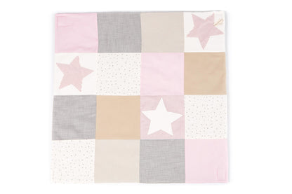Baby Activity Mat with Arches & Toys - Pink (80x80cm) - Kindeco