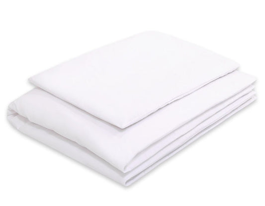 Baby Bedding Set 2 - Piece - White - Kindeco