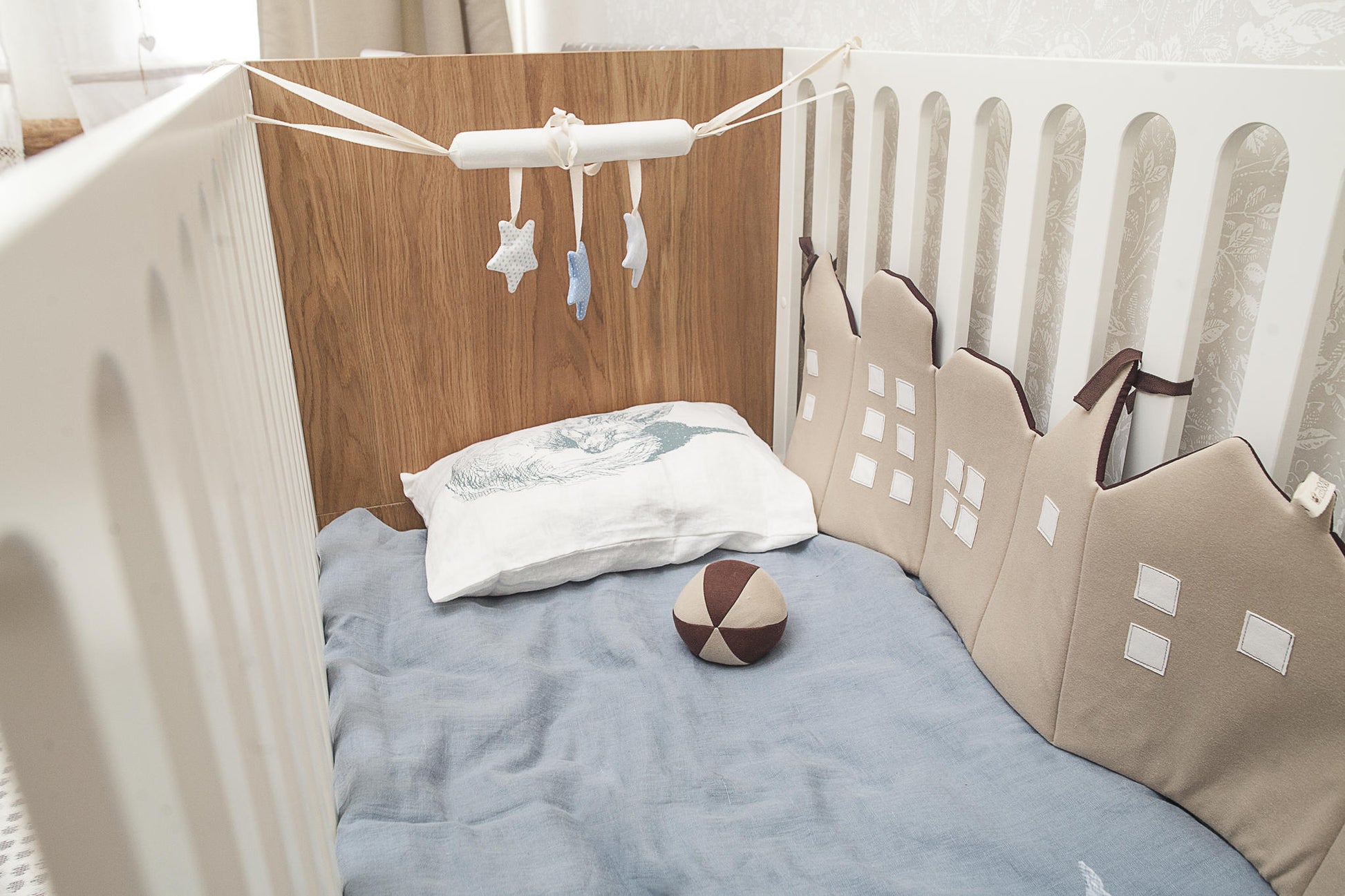 Baby Crib Toy - Stars (Pink & Blue) - Kindeco