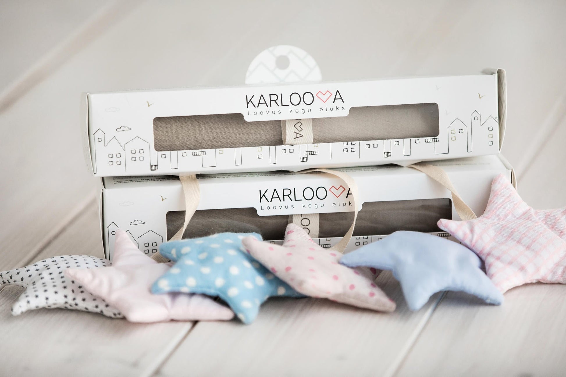 Baby Crib Toy - Stars (Pink & Blue) - Kindeco