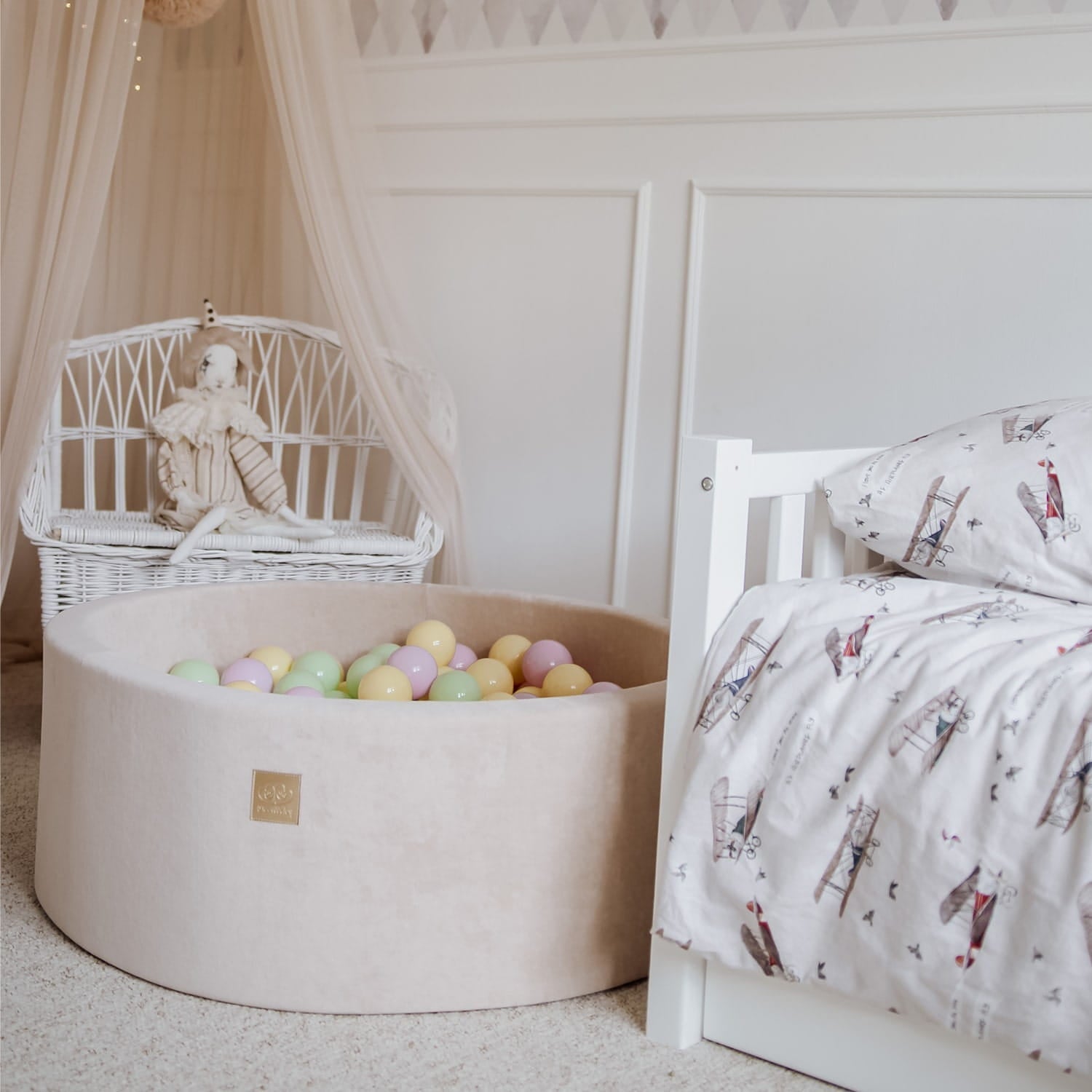Baby Foam Ball Pit 30 cm - Spring - Kindeco