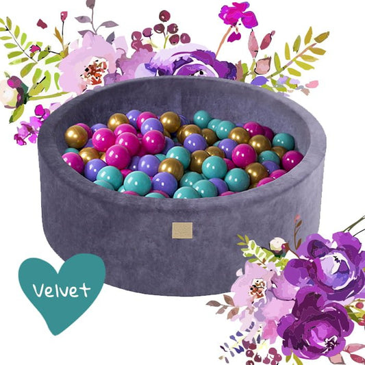 Baby Foam Ball Pit 90x90x40cm - Model Flower - Kindeco