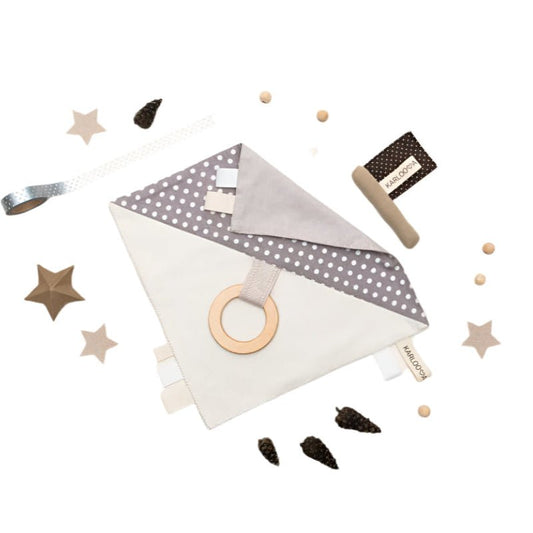 Baby Gift Pack: Comfort Blanket & Sensory Flag - Kindeco