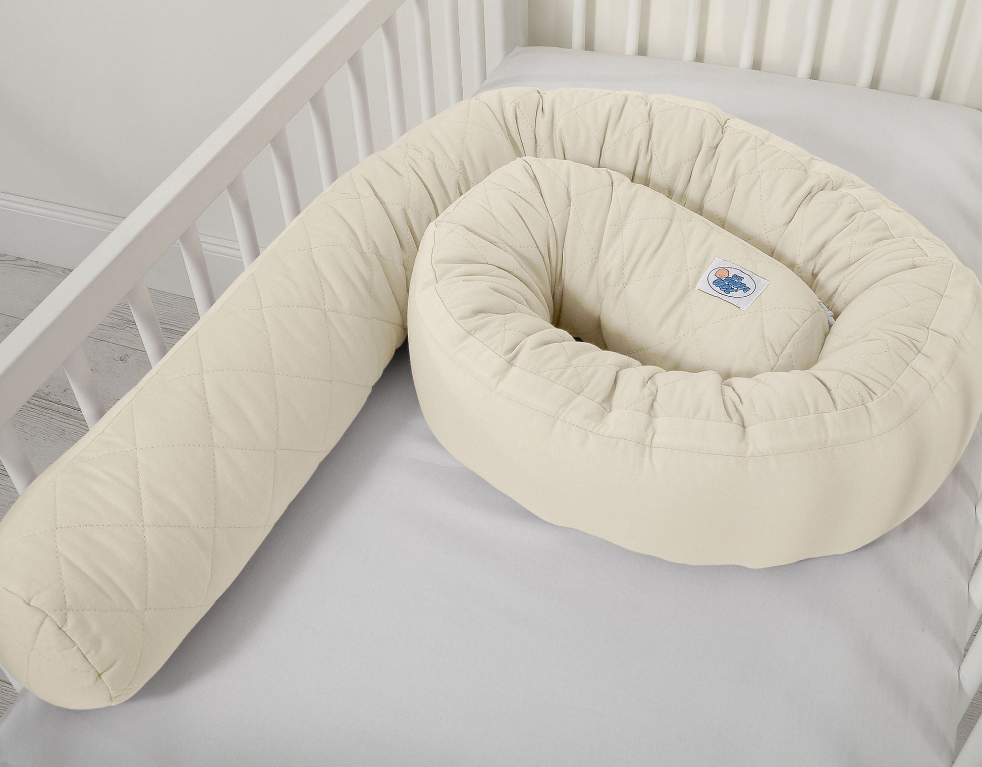Baby Nest 2 - in - 1 Quilted – Cream - Kindeco