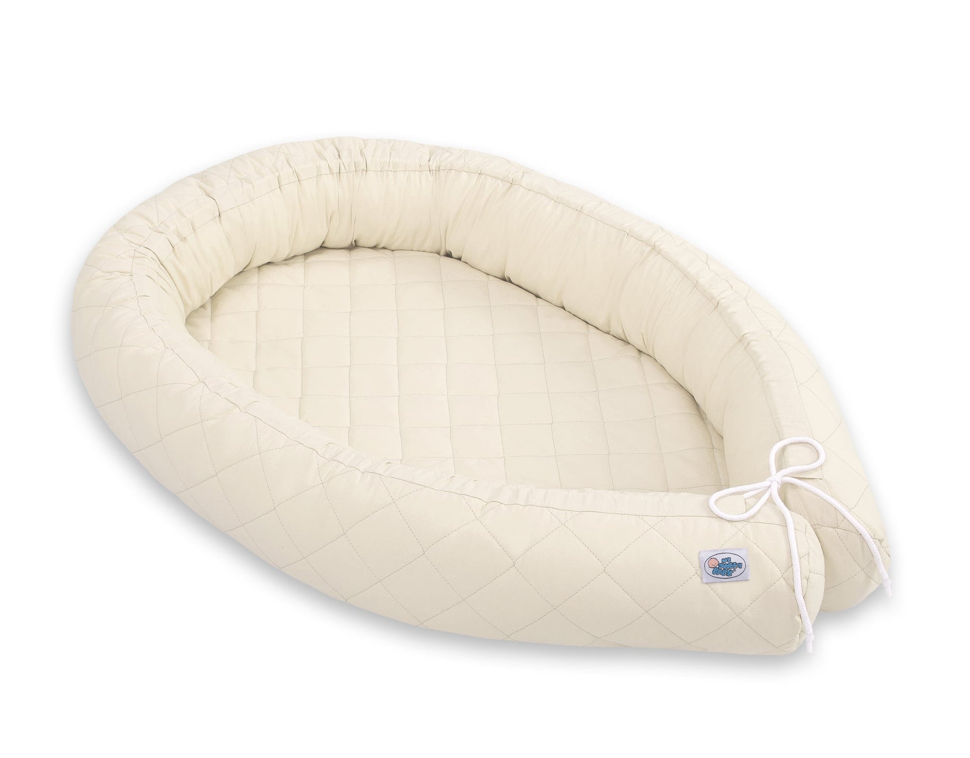 Baby Nest 2 - in - 1 Quilted – Cream - Kindeco