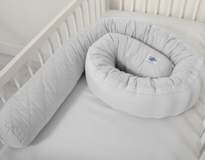 Baby Nest 2 - in - 1 Quilted – Gray - Kindeco