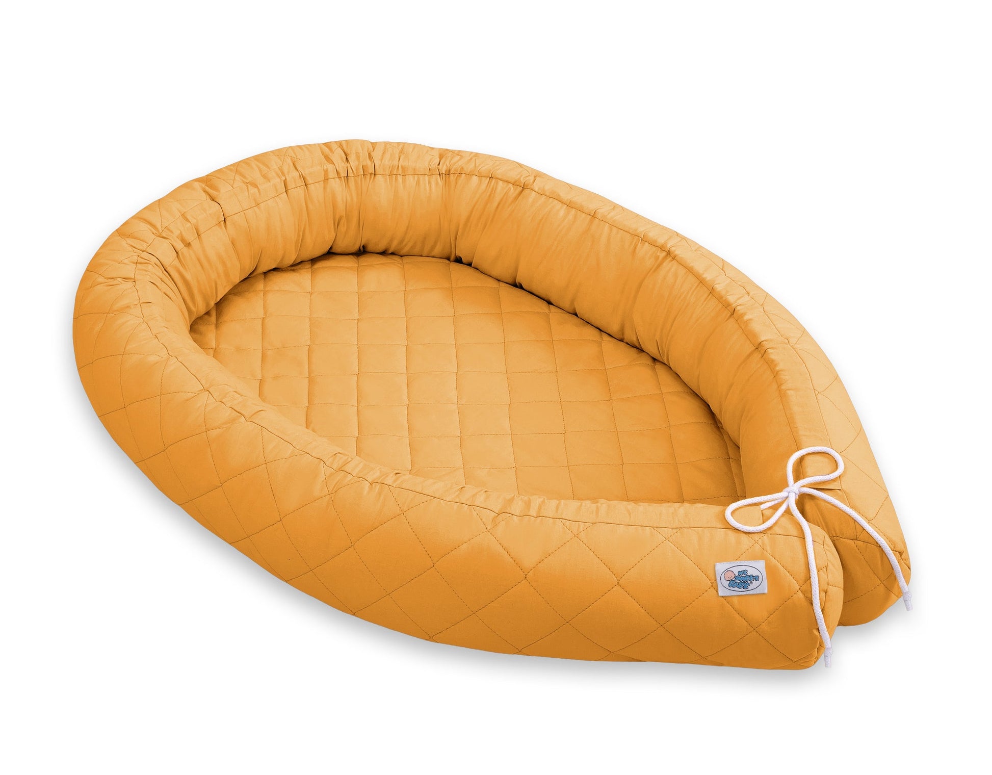 Baby Nest 2 - in - 1 Quilted – Honey Yellow - Kindeco