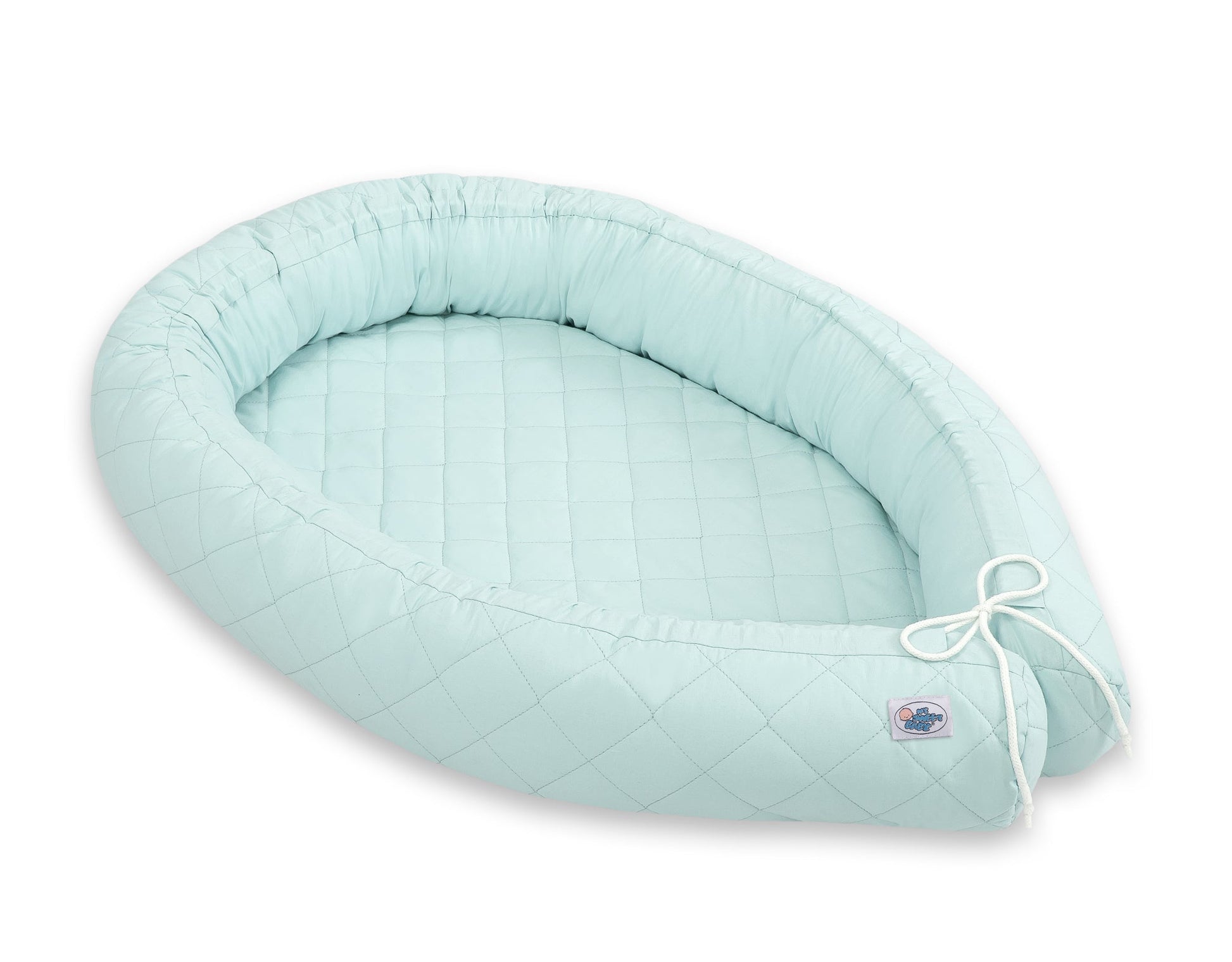 Baby Nest 2 - in - 1 Quilted – Mint - Kindeco