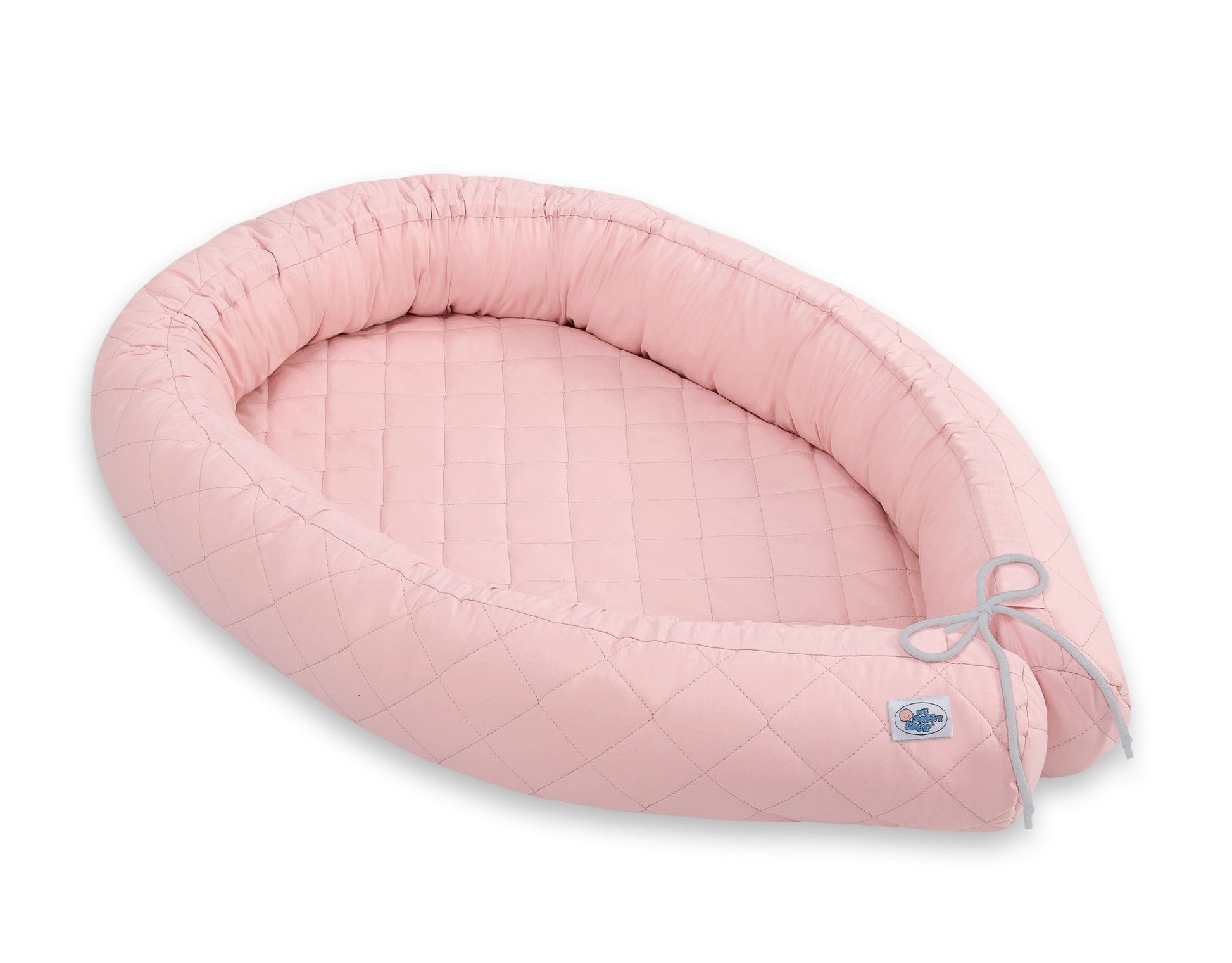 Baby Nest 2 - in - 1 Quilted – Pastel Pink - Kindeco