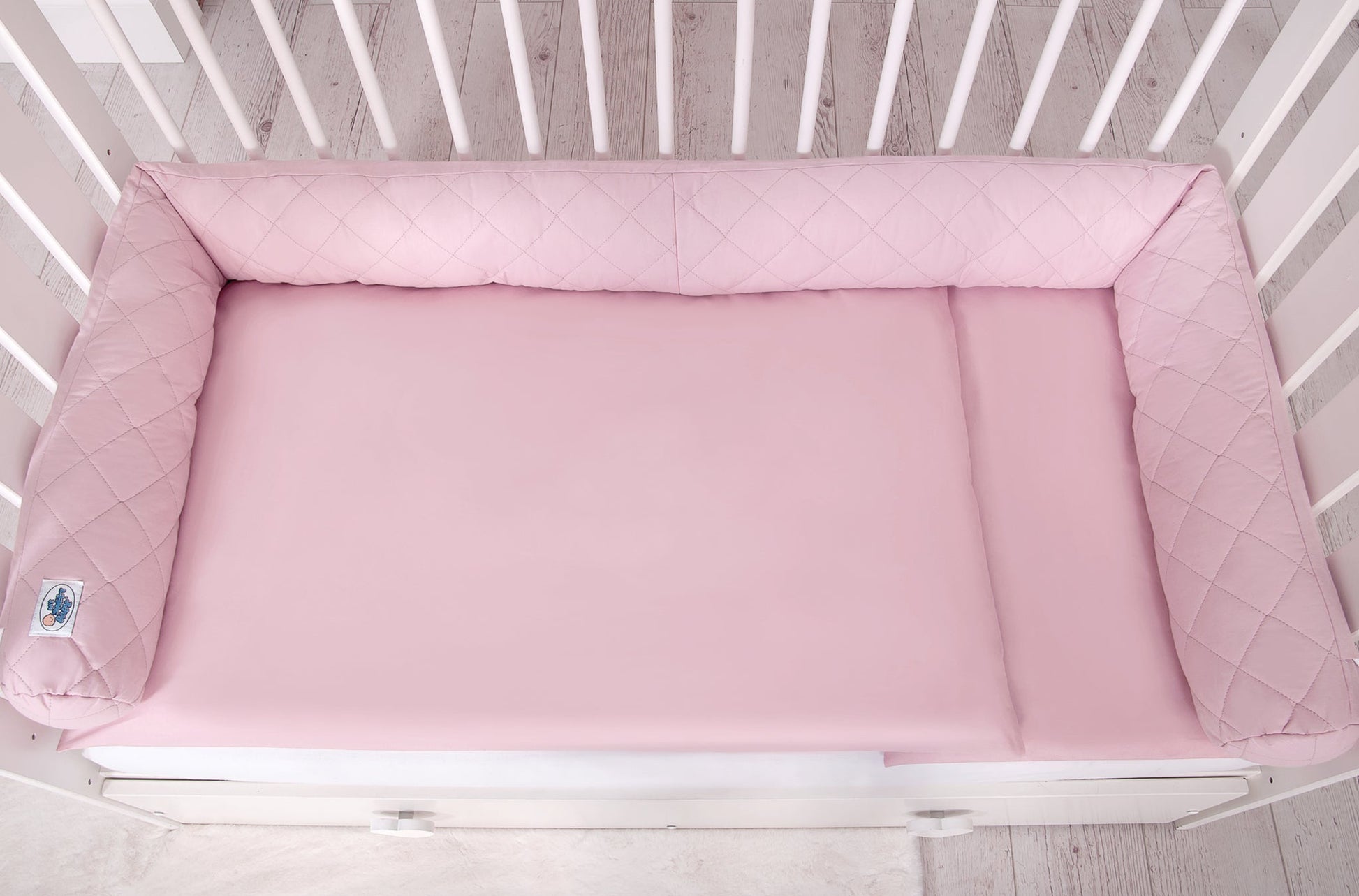 Baby Nest 2 - in - 1 Quilted – Pink - Kindeco