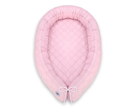Baby Nest 2 - in - 1 Quilted – Pink - Kindeco