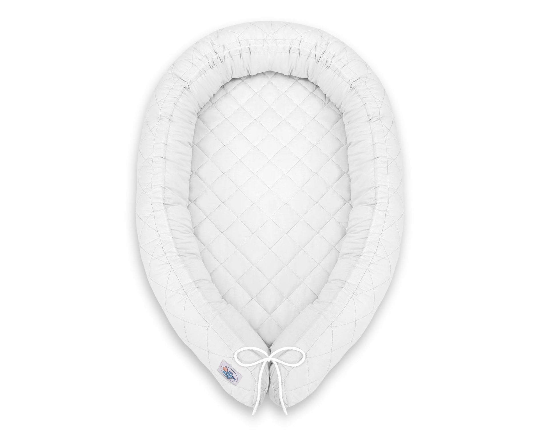 Baby Nest 2 - in - 1 Quilted – White - Kindeco