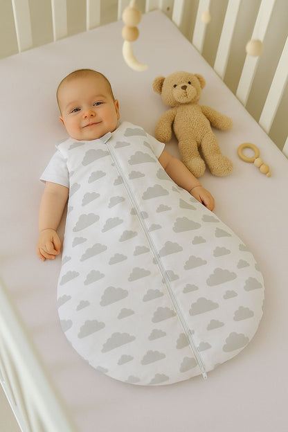 Baby Sleeping Bag – Grey Clouds - Kindeco