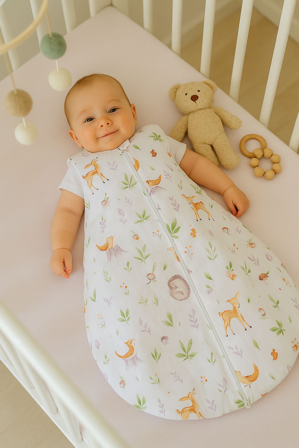 Baby Sleeping Bag S – Forest Softness - Kindeco