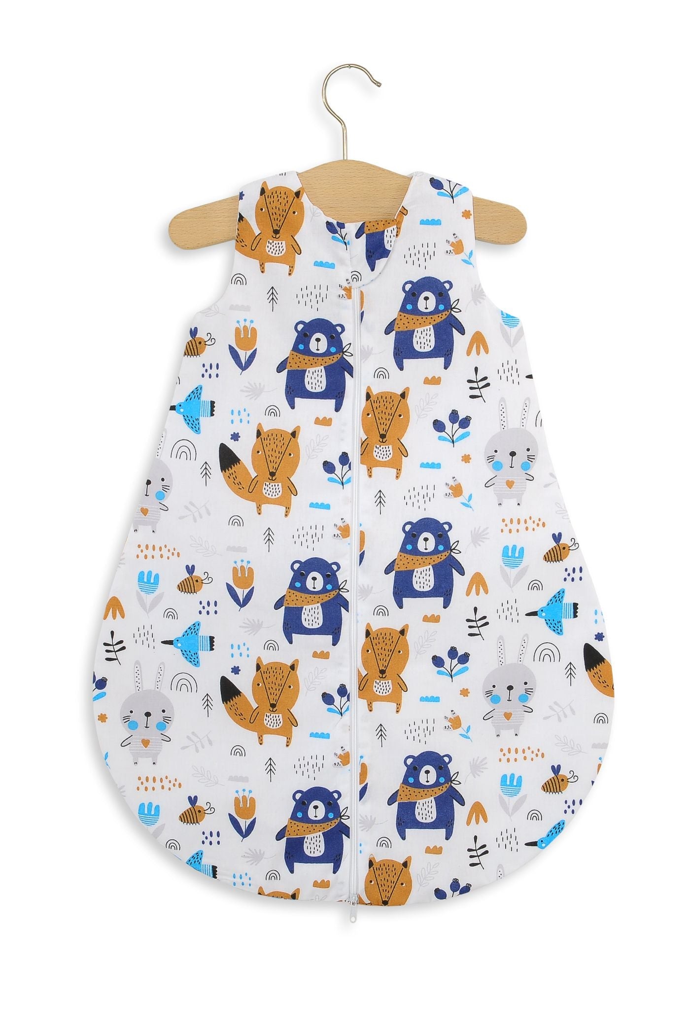 Baby Sleeping Bag S – Navy Blue Bears - Kindeco