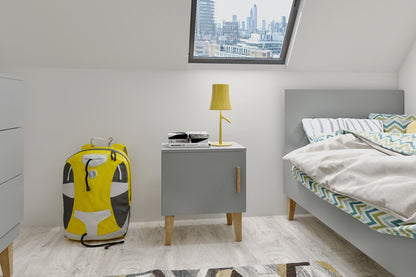Bedside Table Kubi - Grey - Kindeco
