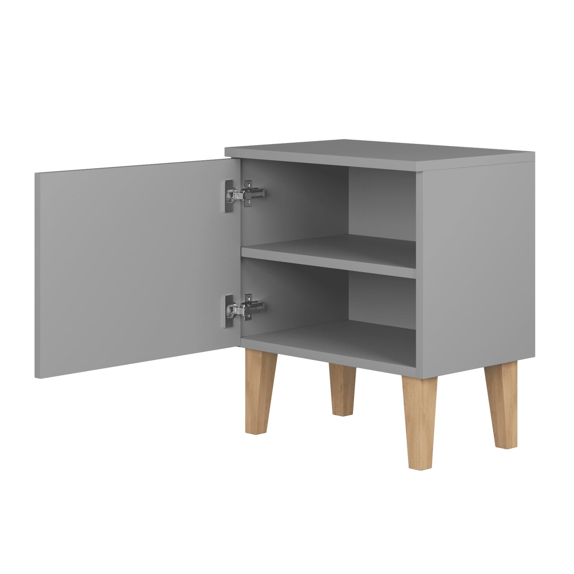Bedside Table Kubi - Grey - Kindeco
