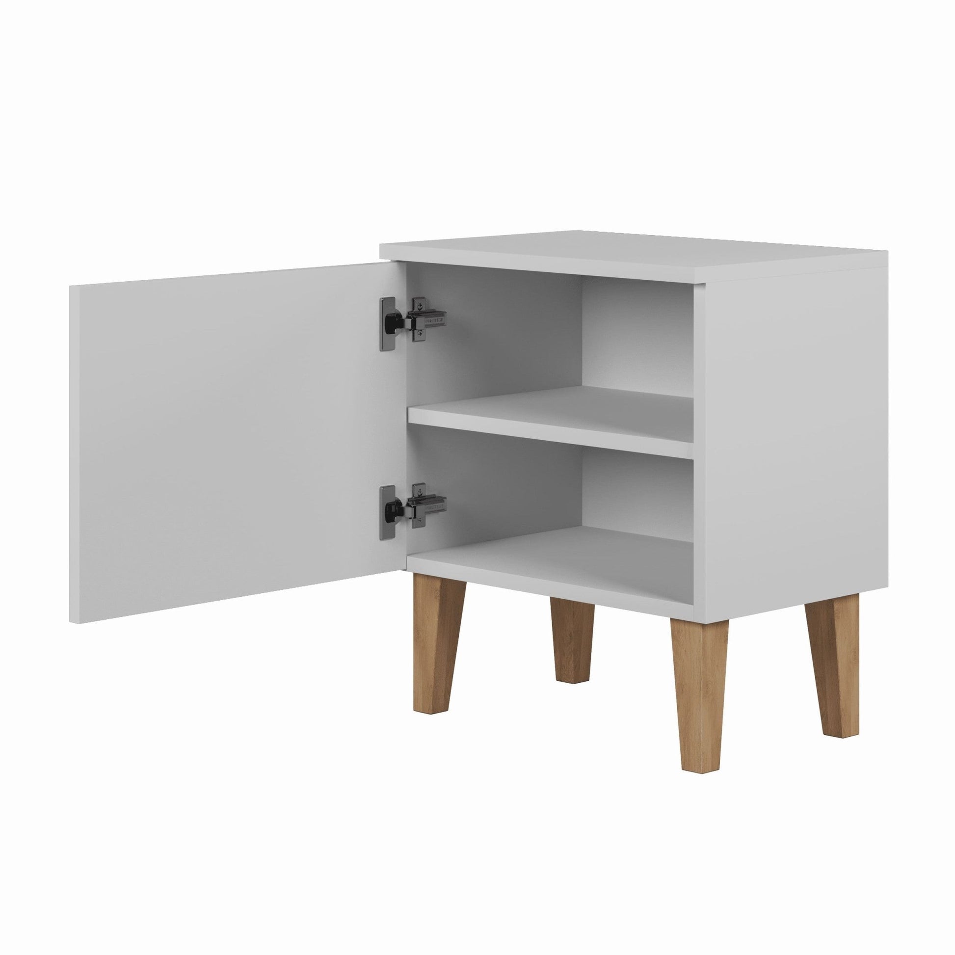Bedside Table Kubi - White - Kindeco
