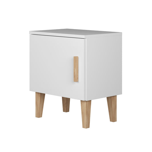 Bedside Table Kubi - White - Kindeco