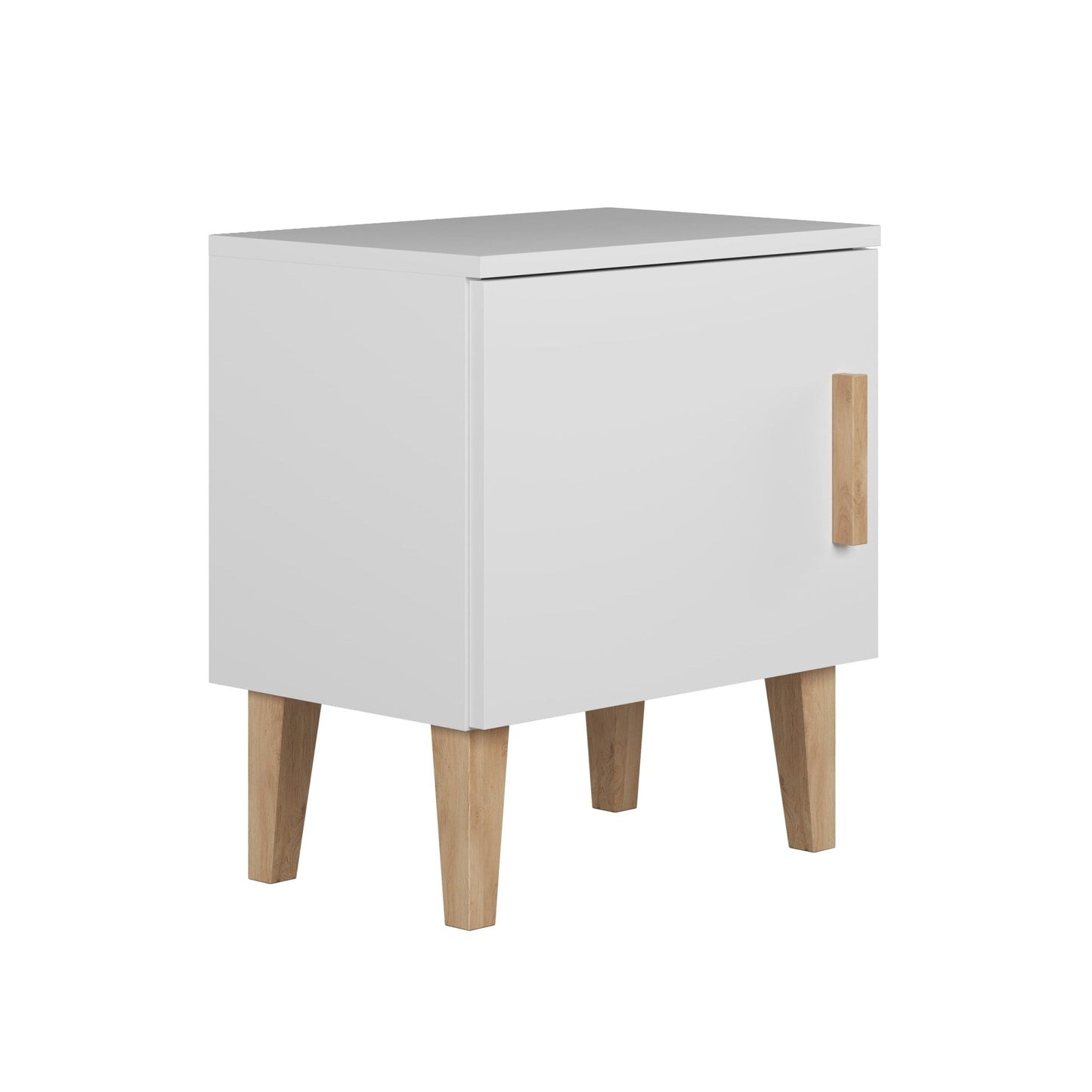 Bedside Table Kubi - White - Kindeco